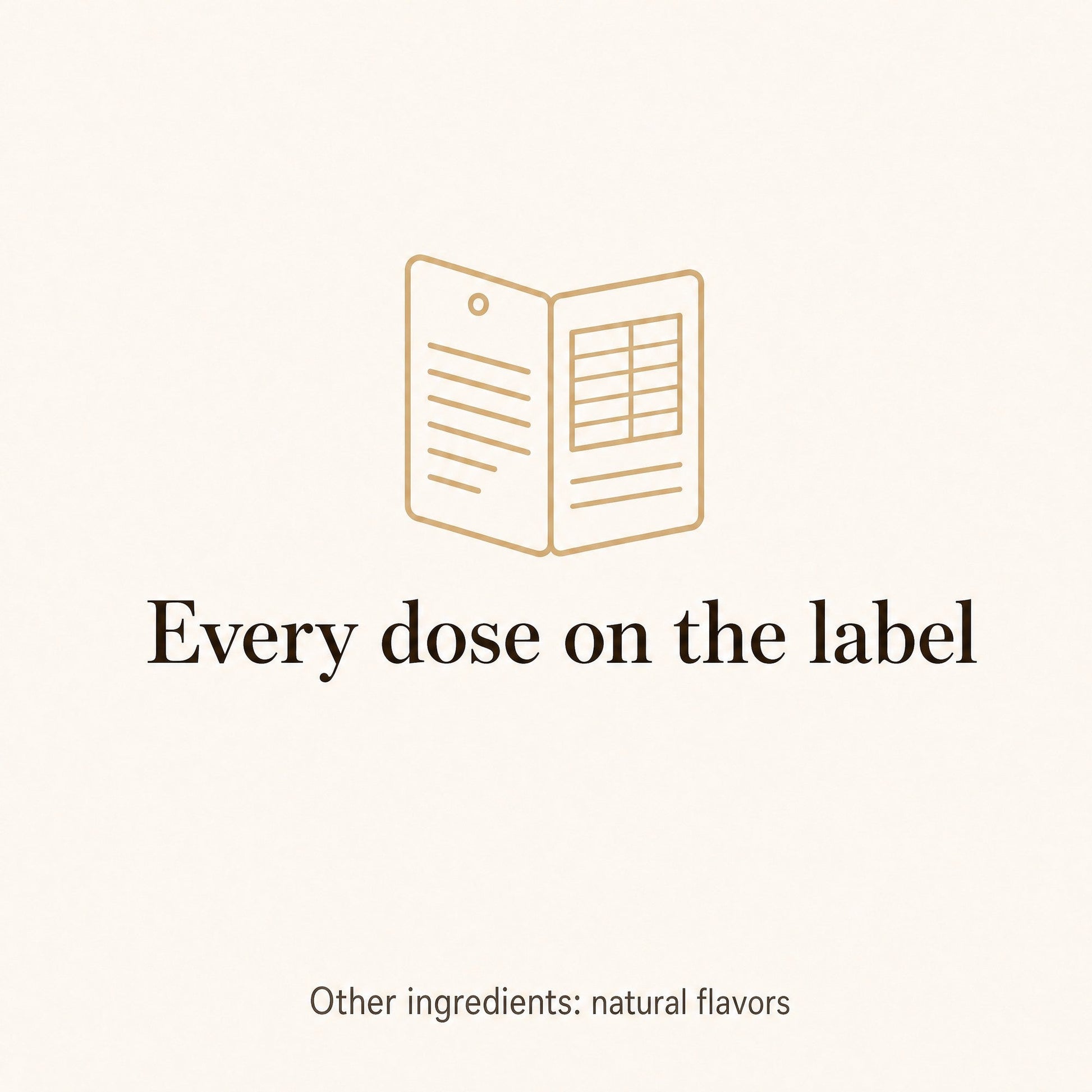 More Than Probiotics - Label