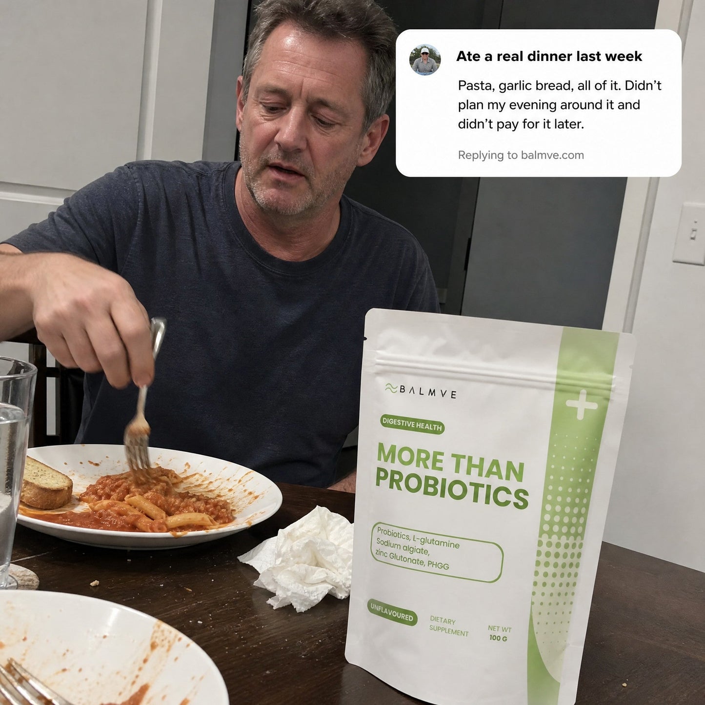 More Than Probiotics - At dinner